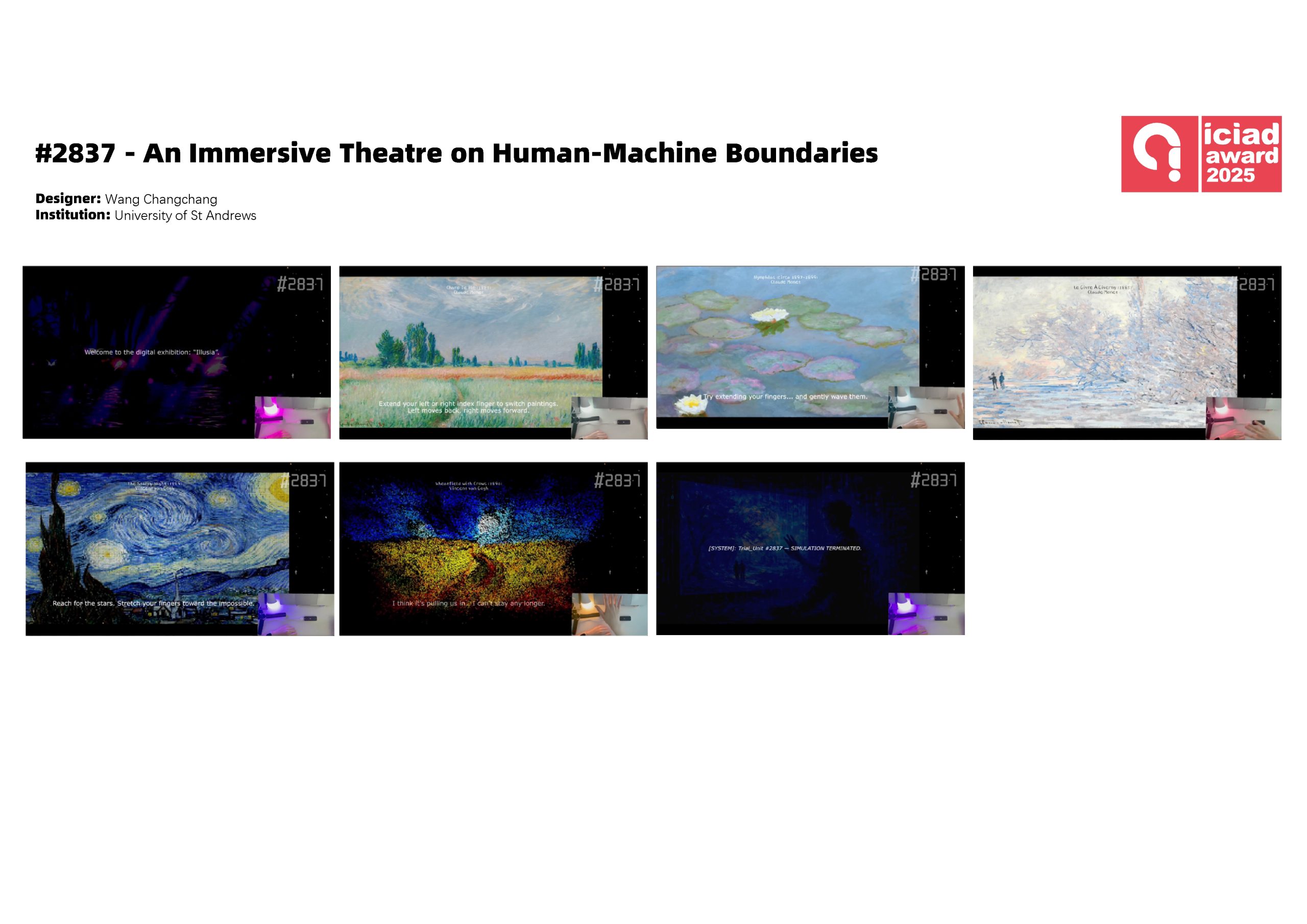 #2837 - An Immersive Theatre on Human-Machine Boundaries